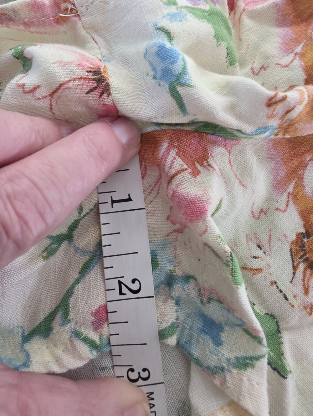 wild fable Pastel Floral Romper w/Hook & Eye Closure For Corset Bodice Size XL - Picture 12 of 13